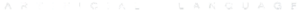 Artificial Language Logo