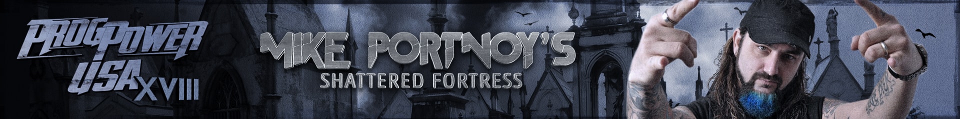 Mike Portnoy's Shattered Fortress Web Banner
