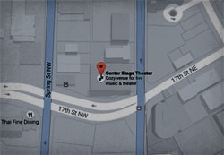 Find Center Stage Using Google Maps