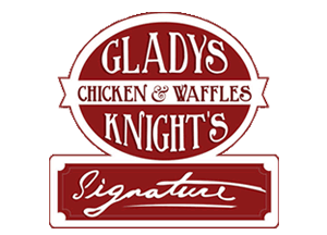 Gladys Knights Chicken & Waffles Logo