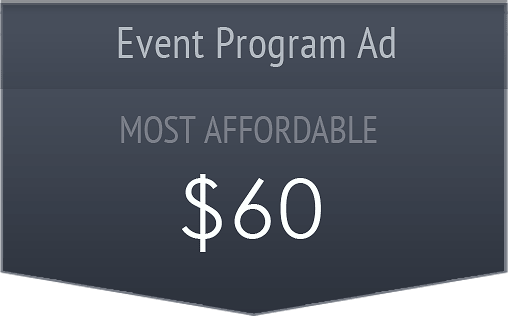 Price Table Header - Event Program Advertising
